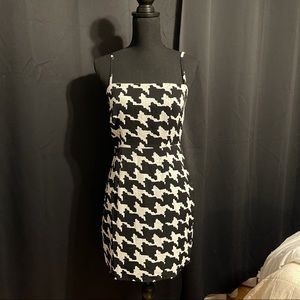 Nasty Gal Black & White Mini Dress
